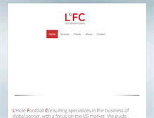 Tablet Screenshot of lfcinternational.com